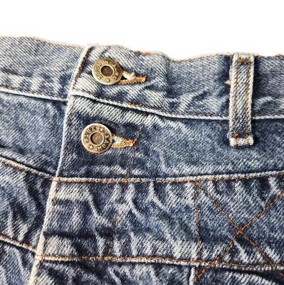 Vintage Lee Jeans Pleated Blue Move No Back Pockets Distressed Denim Pant - Picture 5 of 7